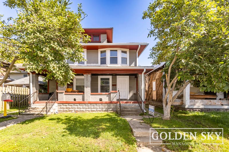 Professional workspace with owner financial reports